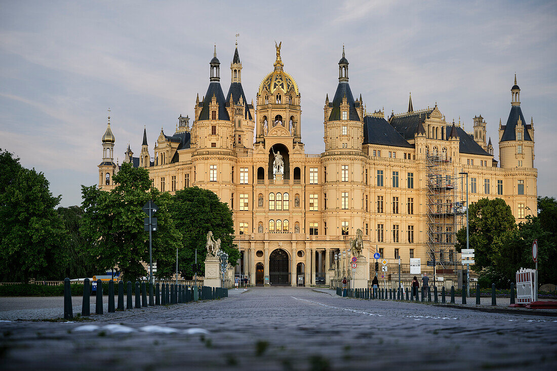 UNESCO Welterbe "Residenzensemble Schwerin", Schloss Schwerin, Mecklenburg-Vorpommern, Deutschland, Europa