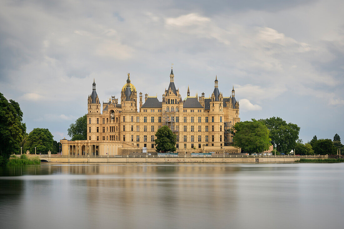  UNESCO World Heritage &quot;Schwerin Residence Ensemble&quot;, Schwerin Castle, Mecklenburg-Western Pomerania, Germany, Europe 