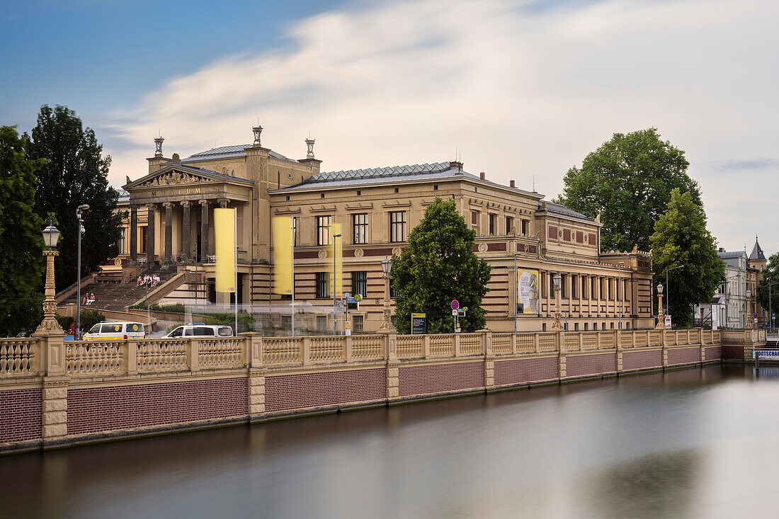  UNESCO World Heritage &quot;Schwerin Residence Ensemble&quot;, Museum with Director&#39;s Villa, Mecklenburg-Western Pomerania, Germany, Europe 