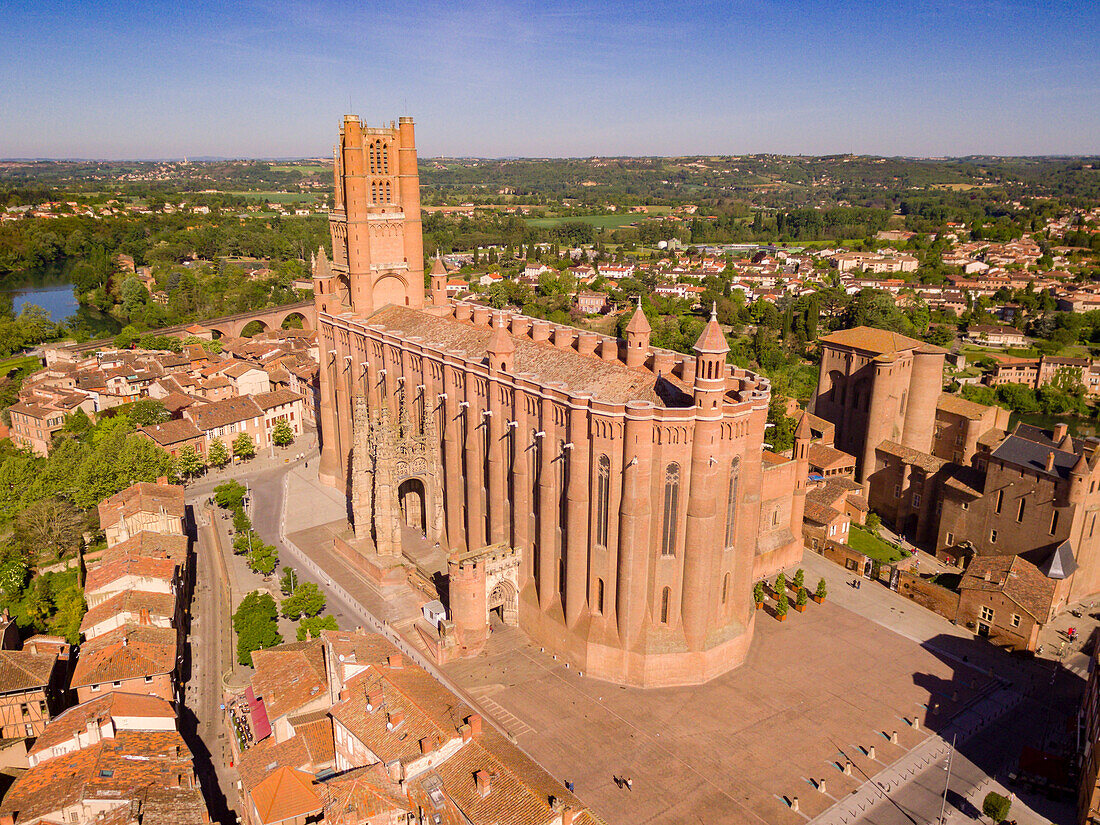  Kathedrale St. Cecilia, Albi, Region Okzitanien, Frankreich, Westeuropa 