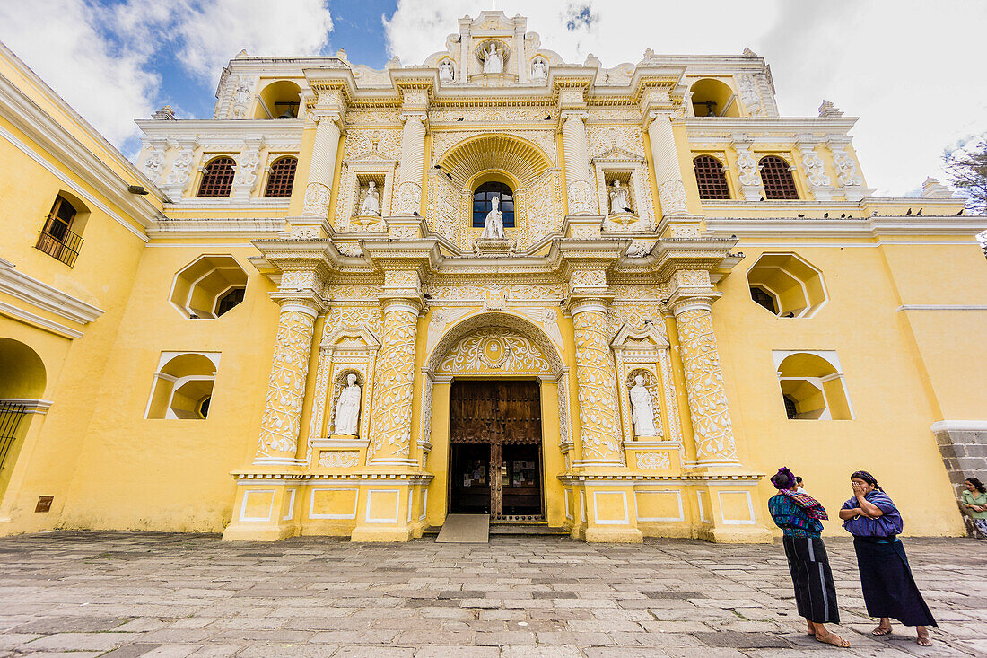 church of the convent of La Merced, Ultrabarroco guatemalteco, siglo XVI,  Antigua Guatemala, department of Sacatepéquez, Guatemala