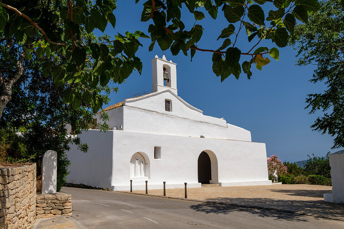 Church of Sant Llorenç de Balàfia, 18th century, Sant Llorenç, Ibiza, Balearic Islands, Spain