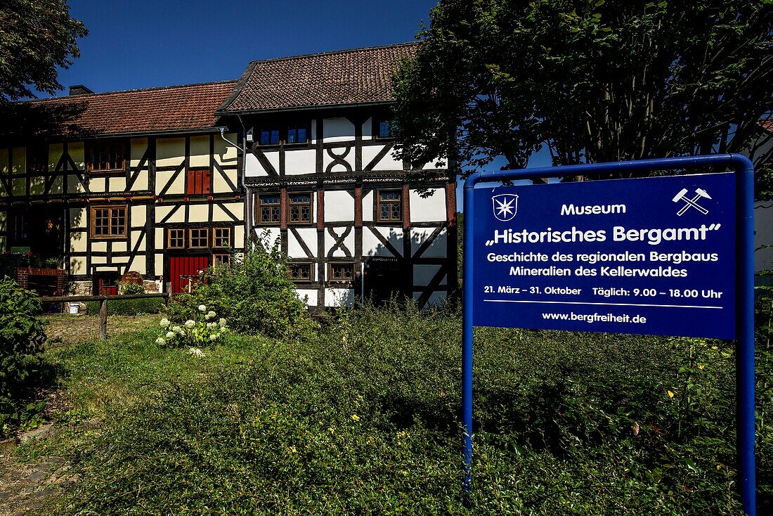  Museum Historisches Bergamt, Snow White Village Bergfreiheit in the Kellerwald, City of Bad Wildungen, Hesse, Germany 