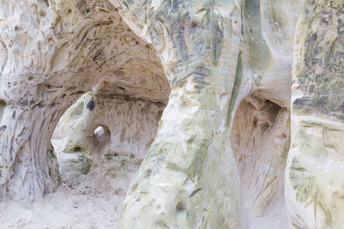  Sandstone cave near Blankenburg, Saxony-Anhalt, Germany 