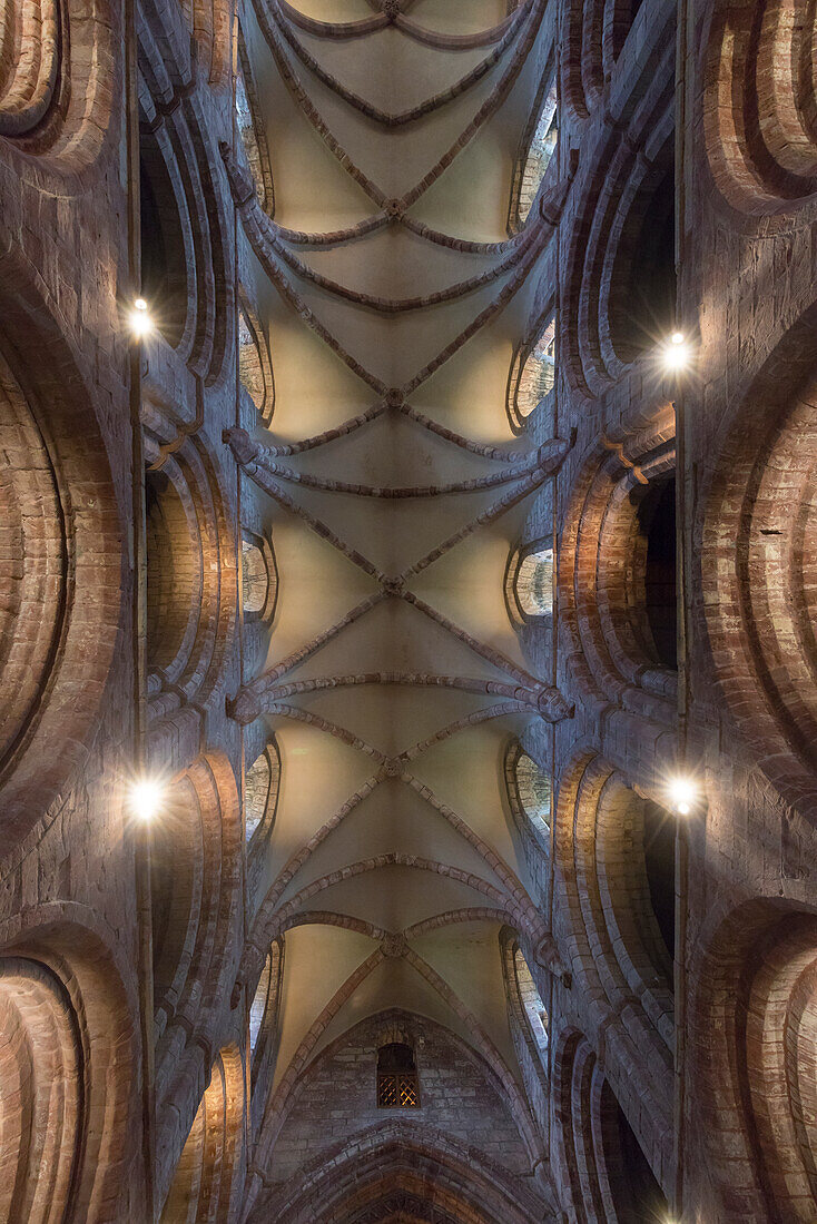  St. Magnus Cathedral, northernmost cathedral built in 1137 in Kirkwall, Orkney, Scotland 