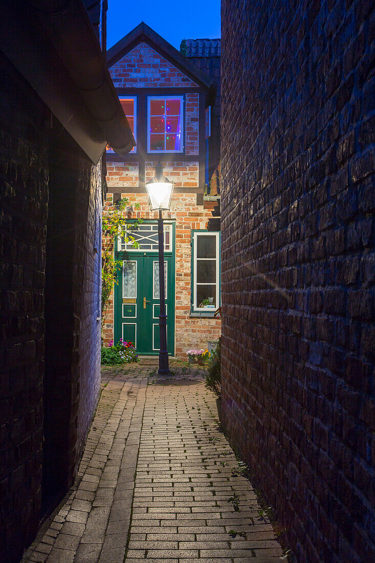 Schornsteinfeger Gang, Hansestadt Lübeck, UNESCO Weltkulturerbe, Schleswig-Holstein, Deutschland