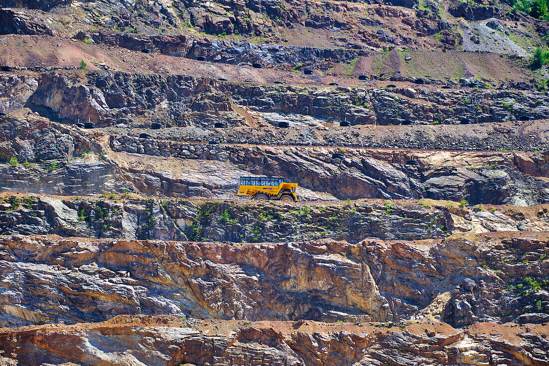  Iron ore opencast mining in Erzberg Austria / Styria 