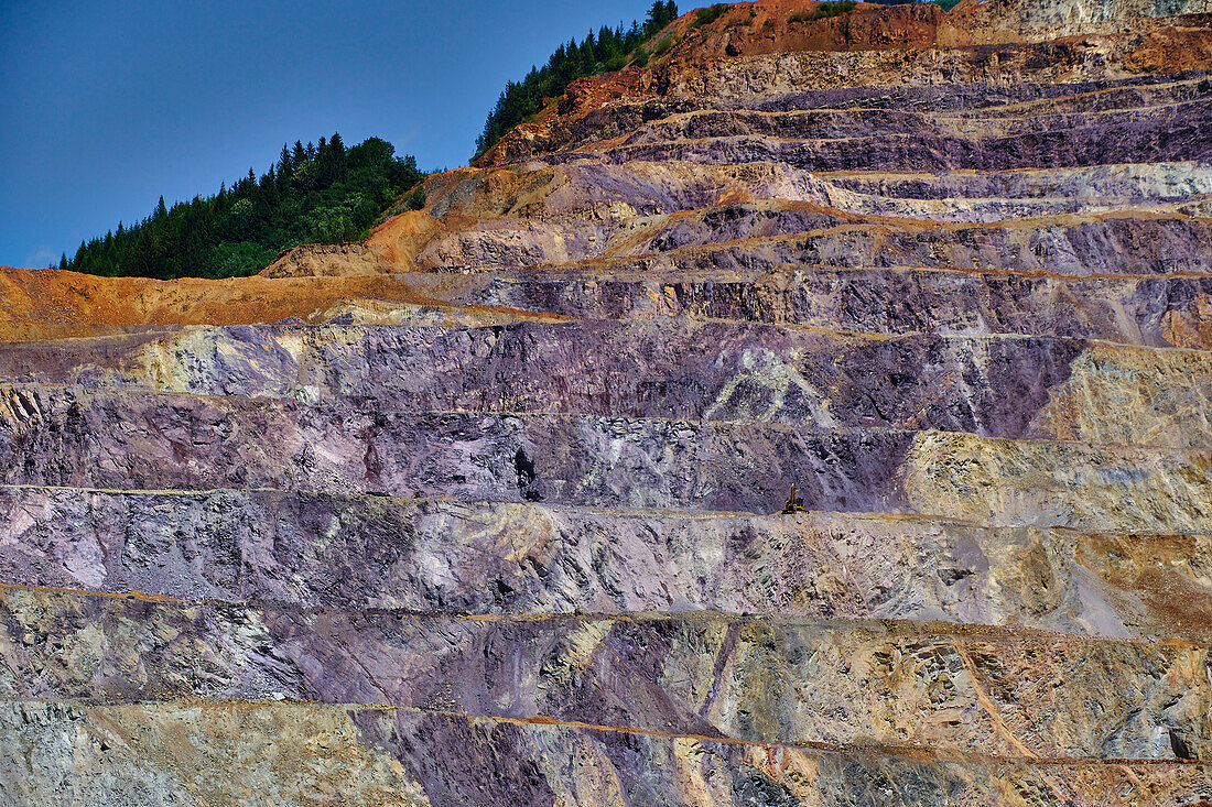  Iron ore opencast mining in Erzberg Austria / Styria 