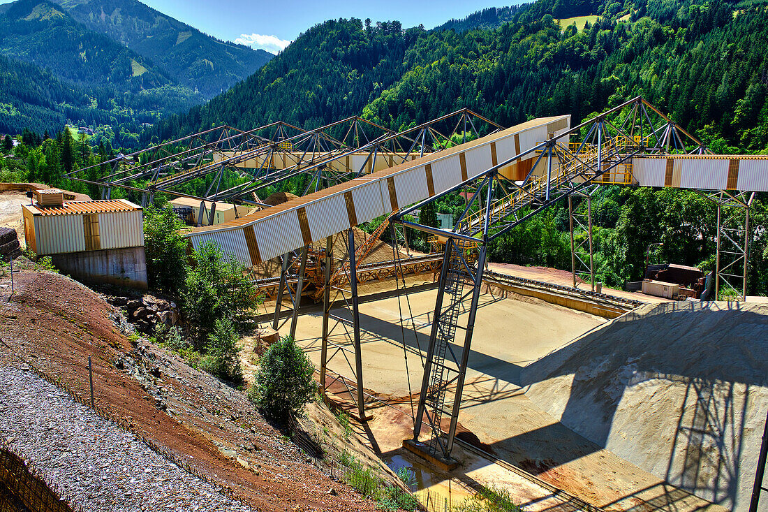  Iron ore opencast mining in Erzberg Austria / Styria 