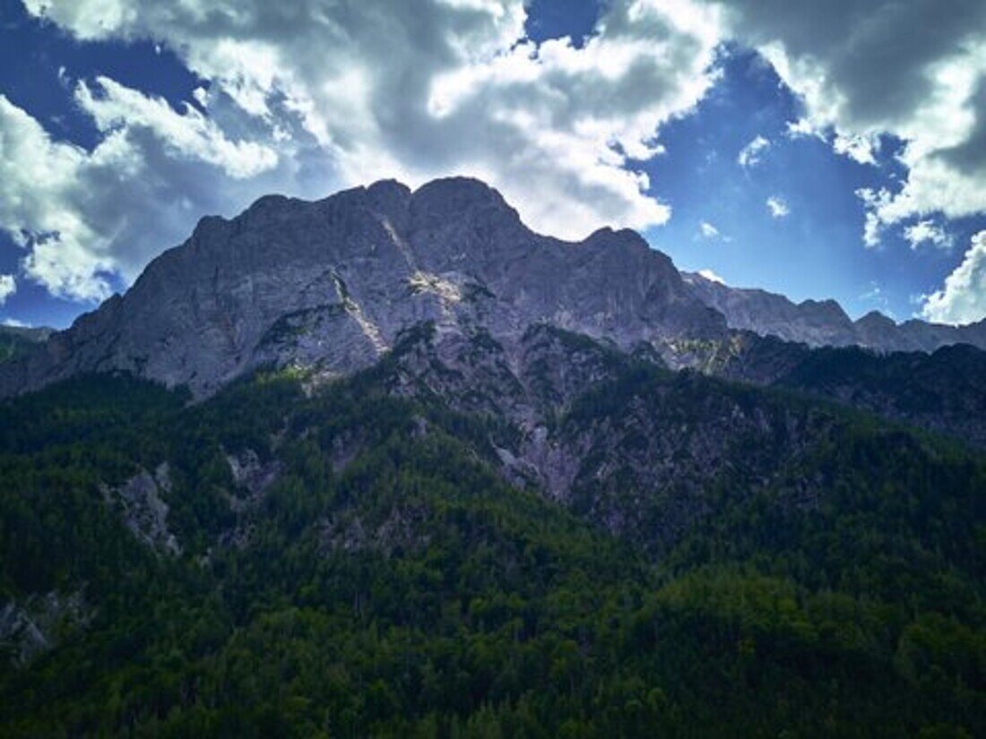 Blick zur Planspitze, Nationalpark Gesäuse, Ennstaler Alpen, Steiermark, Österreich