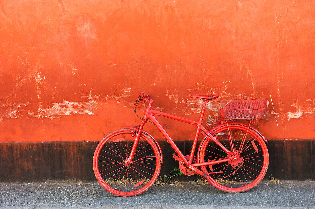 Fahrrad Stillleben, Graven Street, Quartier Latin, Aarhus, Halbinsel Jütland, Dänemark, Nordeuropa