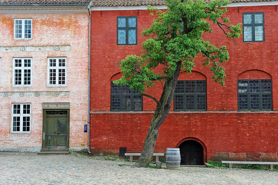 Den Gamle By or The Old Town, open air town museum that consists of 75 historical buildings collected from 20 townships in all parts of the country (originally erected between 17th and 20th century), Aarhus, Jutland Peninsula, Denmark, Northern Europe