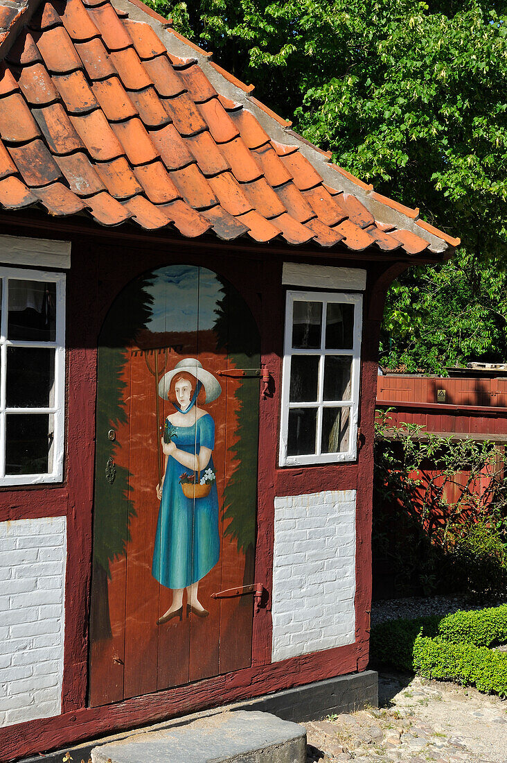 Den Gamle By or The Old Town, open air town museum that consists of 75 historical buildings collected from 20 townships in all parts of the country (originally erected between 17th and 20th century), Aarhus, Jutland Peninsula, Denmark, Northern Europe