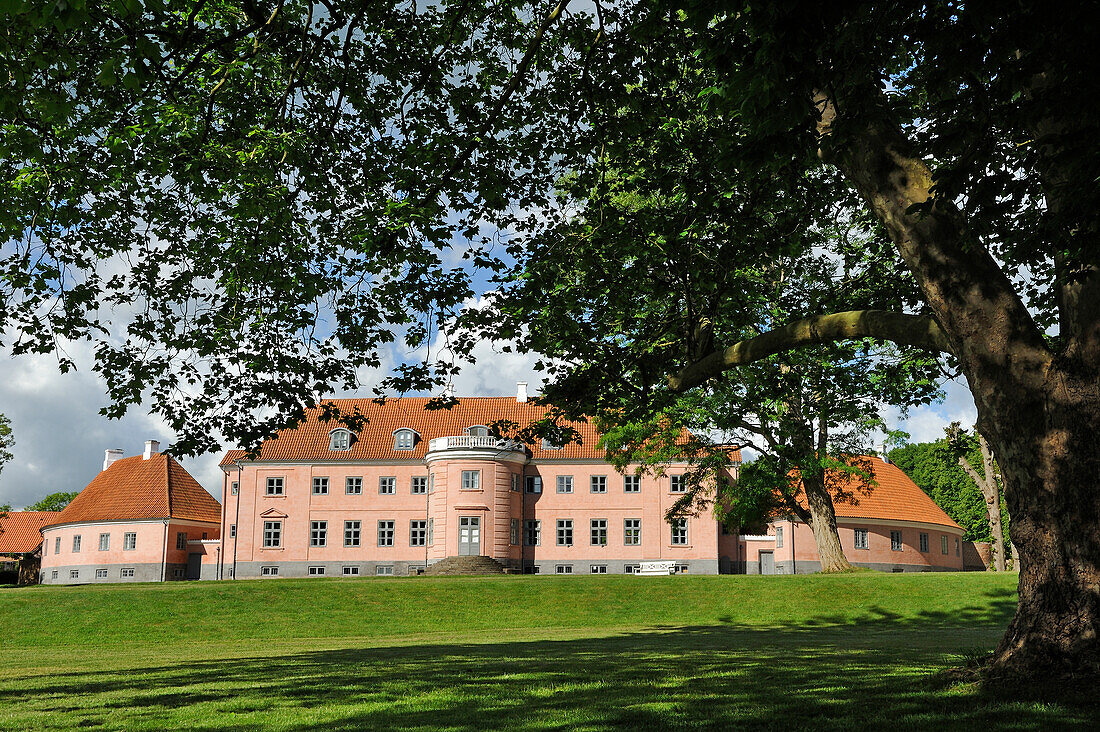 Herrenhaus Moesgaard Manor Museumsverwaltung und Universität MOMU Aarhus, in Hojbjerg im Vorort Aarhus, Halbinsel Jütland, Dänemark, Nordeuropa