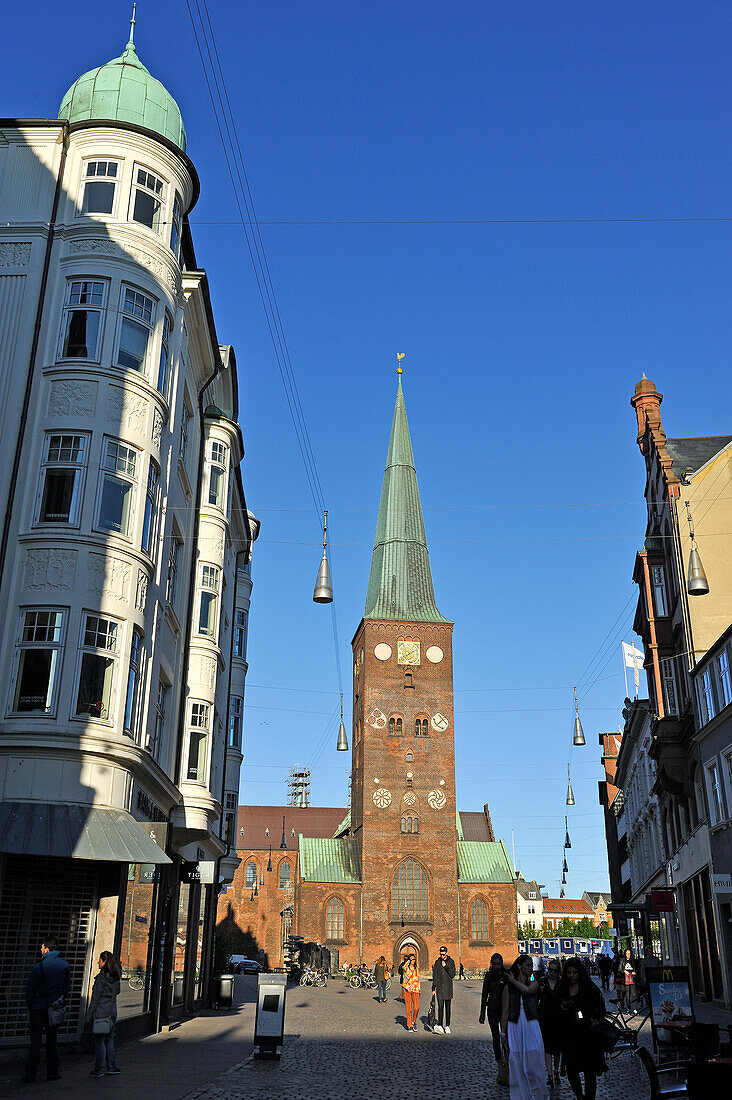 Altstadt und Kathedrale von Aarhus, Halbinsel Jütland, Dänemark, Nordeuropa