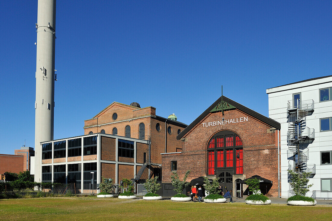 "Turbinhallen", convention center and reception room in a former turbine hall of a factory,  Aarhus, Jutland Peninsula, Denmark, Northern Europe