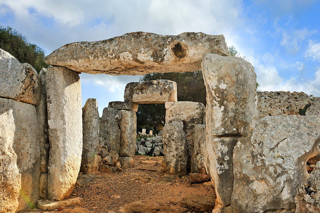 South section of Torre d'en Galmes a Talayotic site on the island of Menorca, Balearic Islands, Spain, Europe