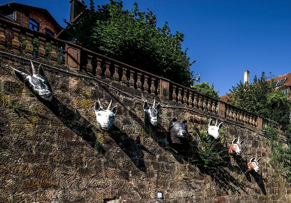 Grimm-Dich-Pfad Marburg, Deutsche Märchenstraße, Hessen, Deutschland