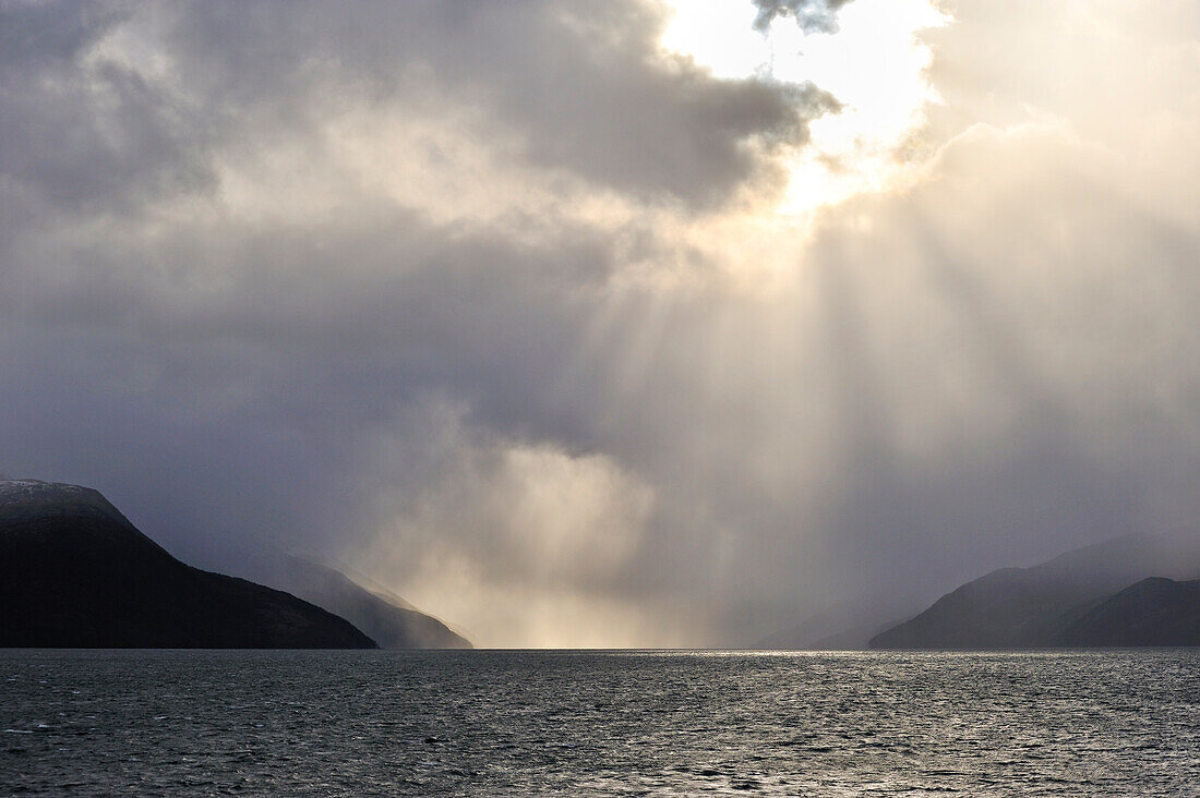 Beagle Channel (Northeast branch),Tierra del Fuego, Patagonia,Chile,South America