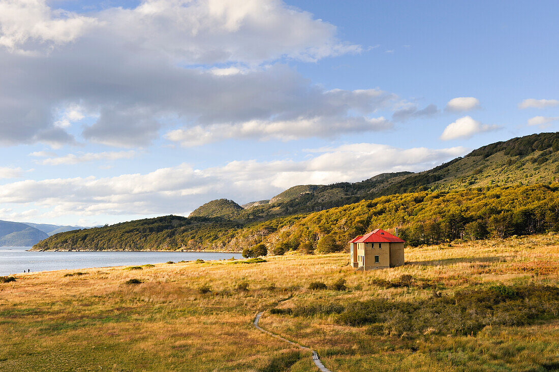 Landschaft in der Wulaia Bay, Insel Navarino, Feuerland, Patagonien, Chile, Südamerika