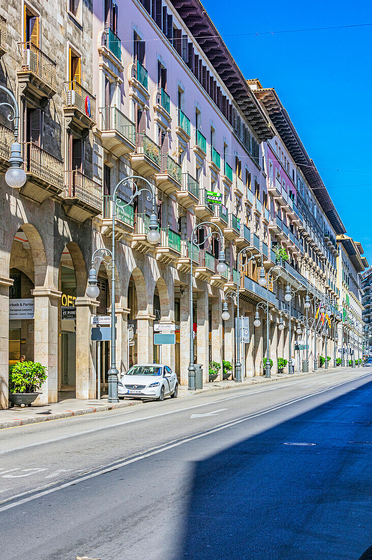  City view of Palma downtown, Mallorca, Balearic Islands, Spain, Mediterranean, Europe 