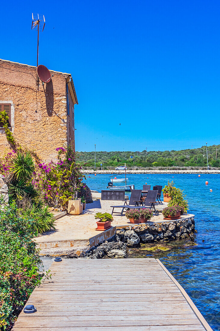 Ausblicke in die Bucht von Portopetro, Gemeindegebiet  Santanyí, Südostküste, Mallorca, Balearen, Spanien