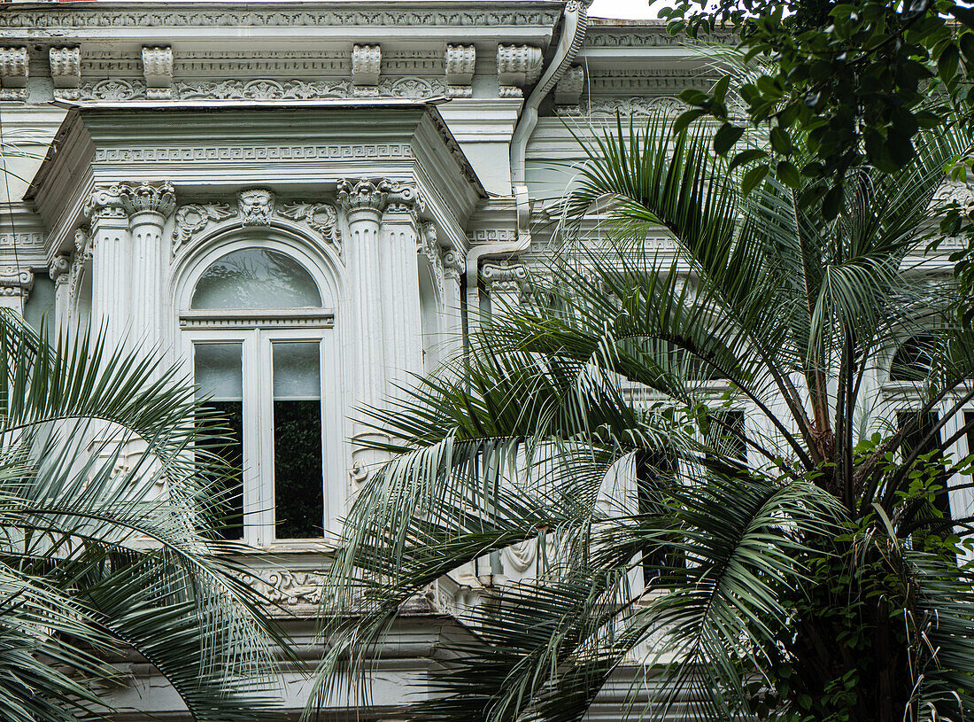 Architecture of old Batumi city in summer time