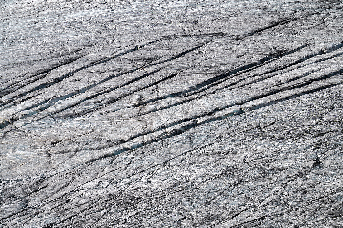  Stubach Glacier with crevasses, Hohe Tauern National Park, Salzburg, Austria 