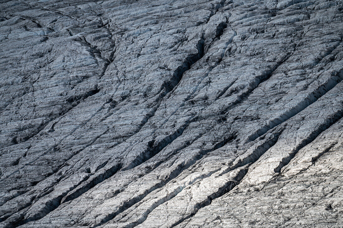  Stubach Glacier with crevasses, Hohe Tauern National Park, Salzburg, Austria 