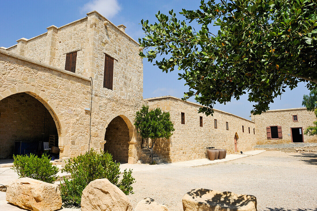 Die Burg von Palaipaphos, Heiligtum der Aphrodite, Alt-Paphos, Kouklia, Bezirk Paphos, Zypern, östliches Mittelmeer