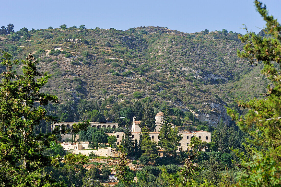 Agios Neophytos orthodox monastery,Paphos district,Cyprus,Eastern Mediterranean Sea