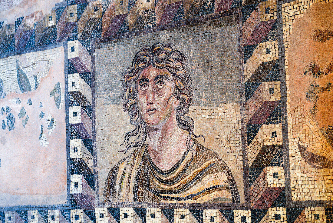 Mosaiken aus dem Haus des Dionysos, Bezirk Paphos, Zypern, Insel im östlichen Mittelmeer, Eurasien