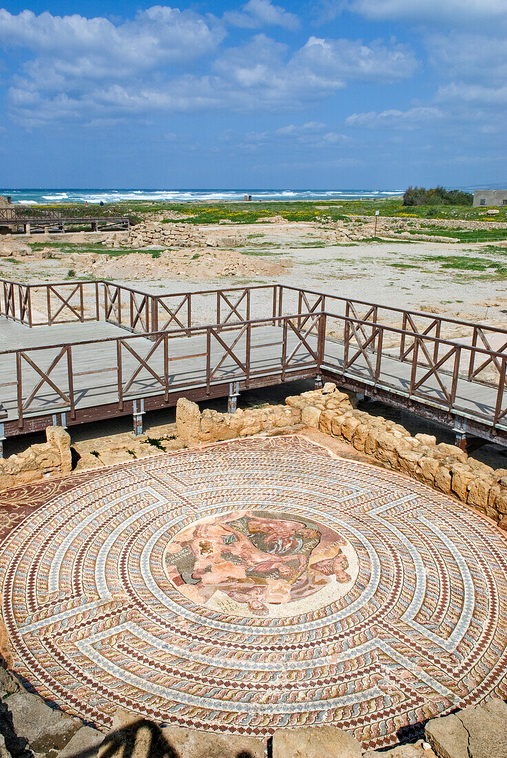 Mosaiken des Hauses Thesee, Bezirk Paphos, Zypern, Insel im östlichen Mittelmeer, Eurasien