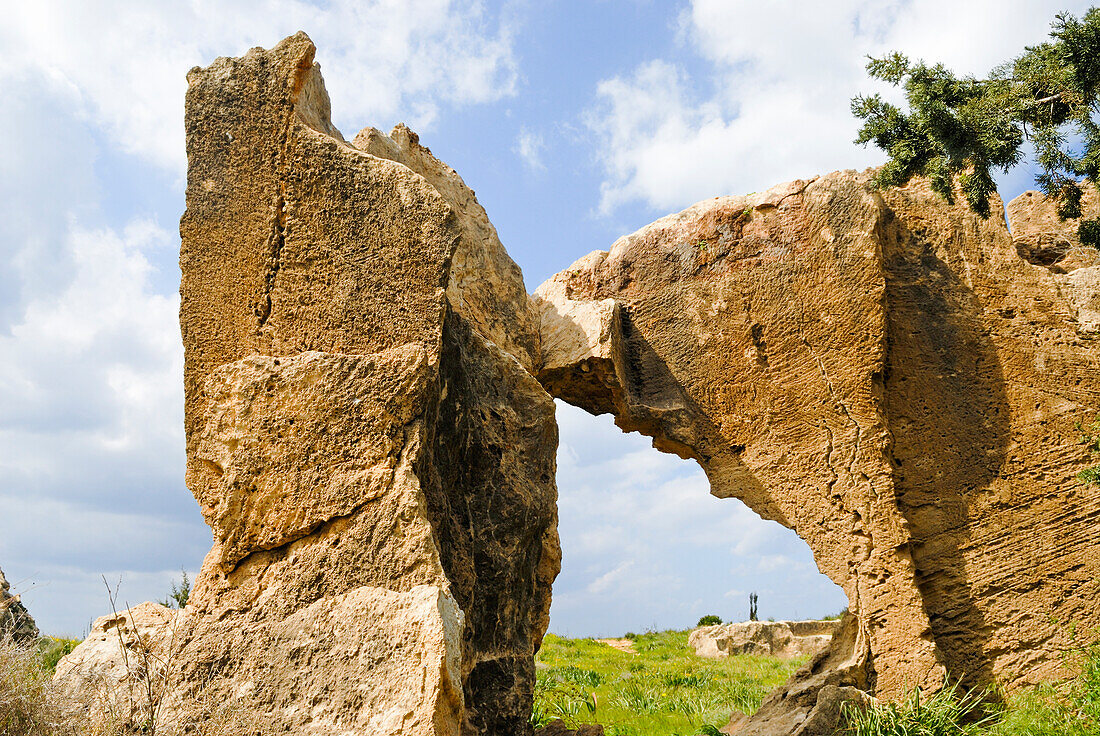 Tombs of the Kings,Paphos,Cyprus,Eastern Mediterranean Sea island,Eurasia