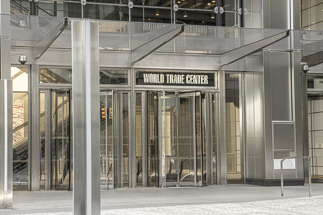  3 World Trade Center, Gebäudeeingang, World Trade Center, New York City, New York, USA 