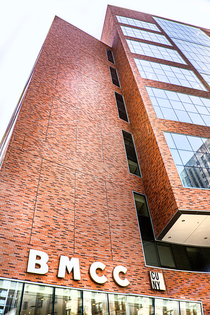 Borough of Manhattan Community College, BMCC, building exterior, New York City, New York, USA