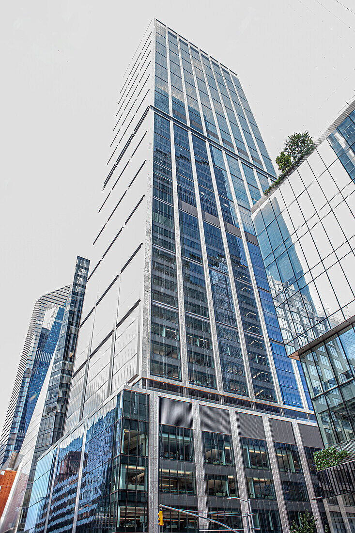 50 Hudson Yards, building exterior, low angle view, Hudson Yards, New York City, New York, USA