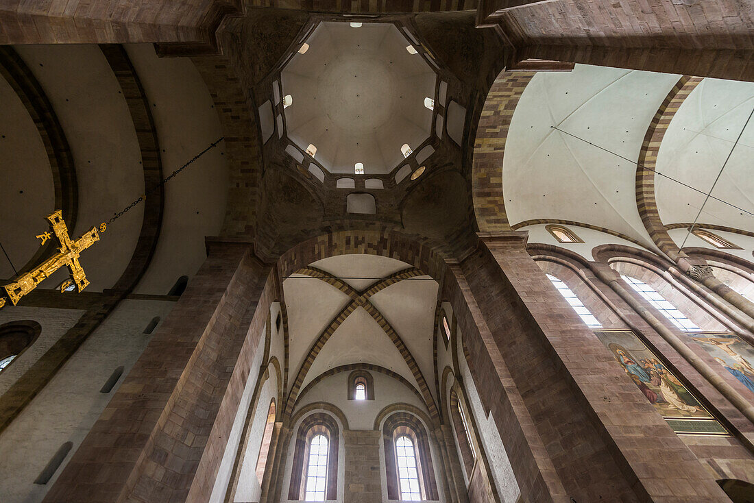  Imperial Cathedral, Cathedral of St. Mary and St. Stephen, UNESCO World Heritage Site, Speyer, Rhine, Rhineland-Palatinate, Germany 