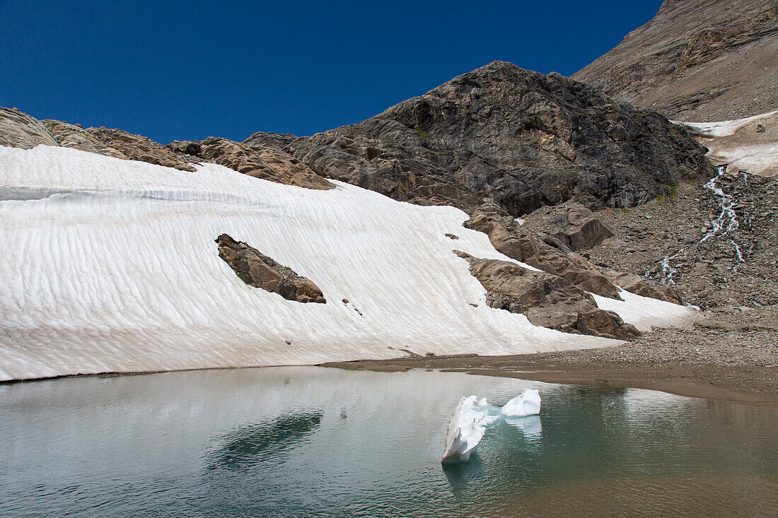  Southern Bockkarkees glacier at Wasserwinkel, Hohe Tauern National Park, Carinthia, Austria 