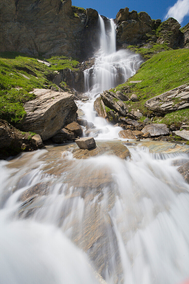  Nassfeld Waterfall, Hohe Tauern National Park, Carinthia, Austria 