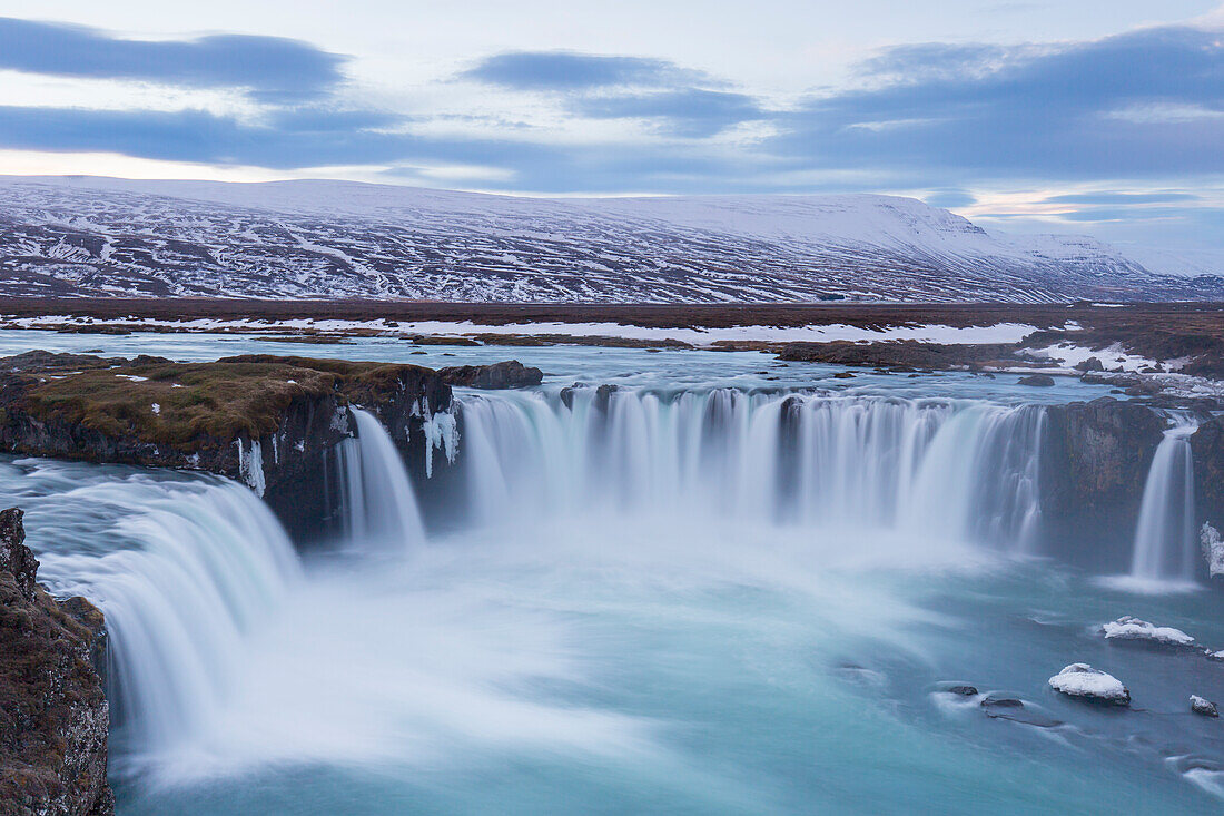  Godafoss is a waterfall on the river Skjalfandafljot in northeastern Iceland, Iceland 