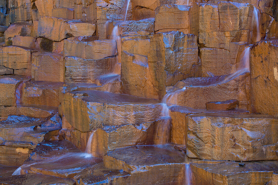 Basaltsäulen am Canyon Studlagil, Austurland, Ost-Island, Island, Europa