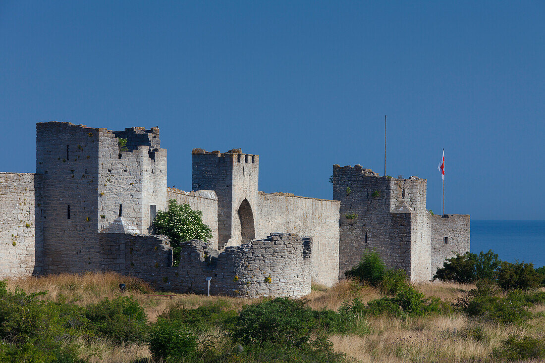  City wall, Visby, Gotland Island, Sweden 