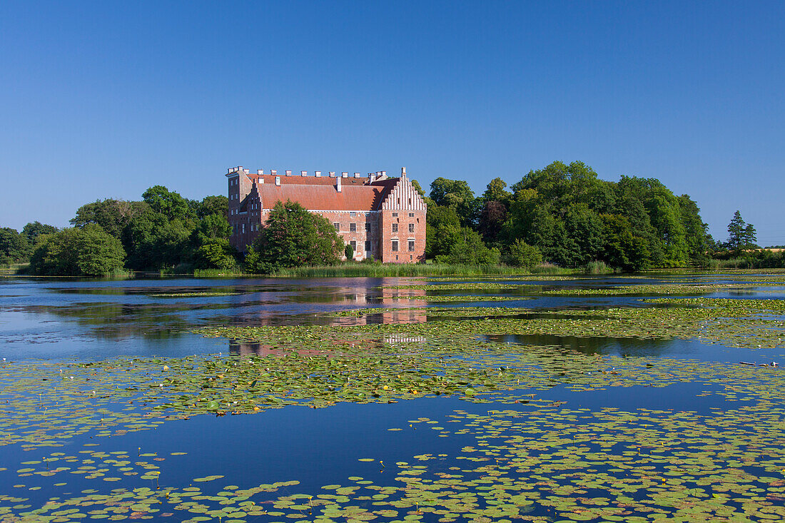 Svaneholm Schloss, Sommer, Provinz Schonen, Schweden