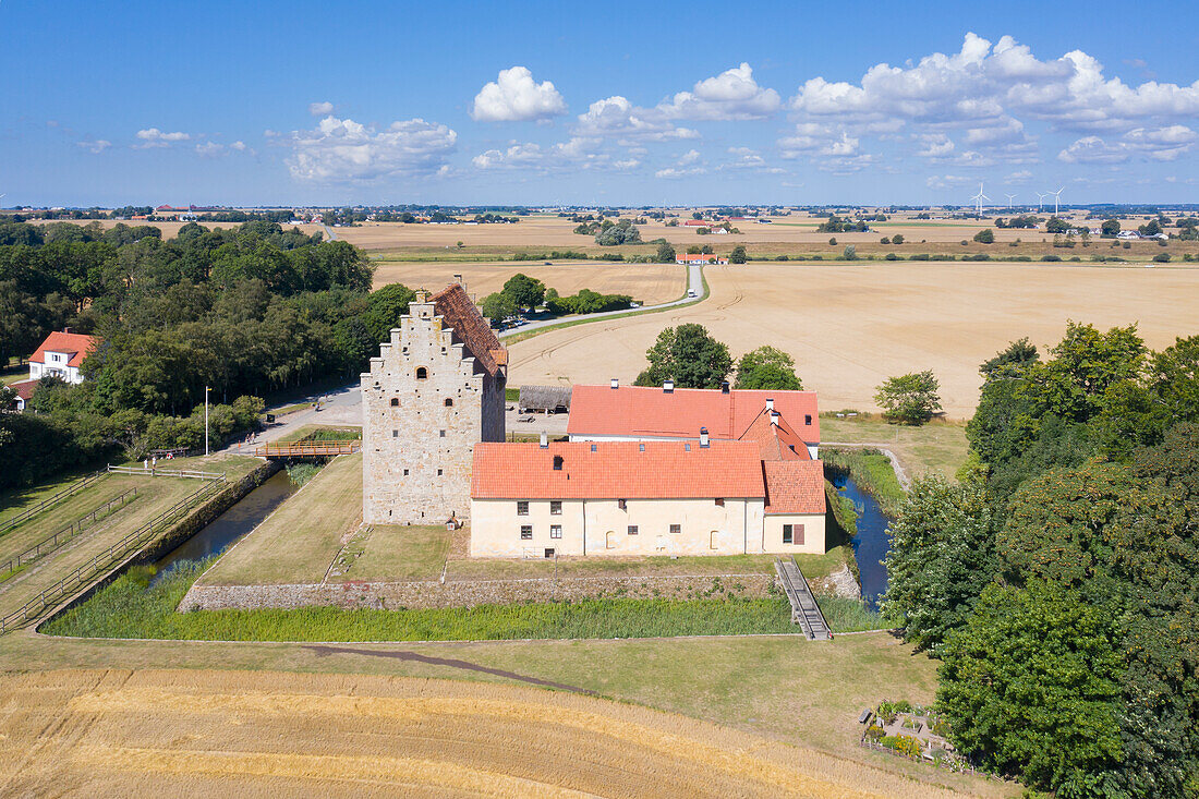  The medieval castle complex Glimmingehus, Skane, Sweden 