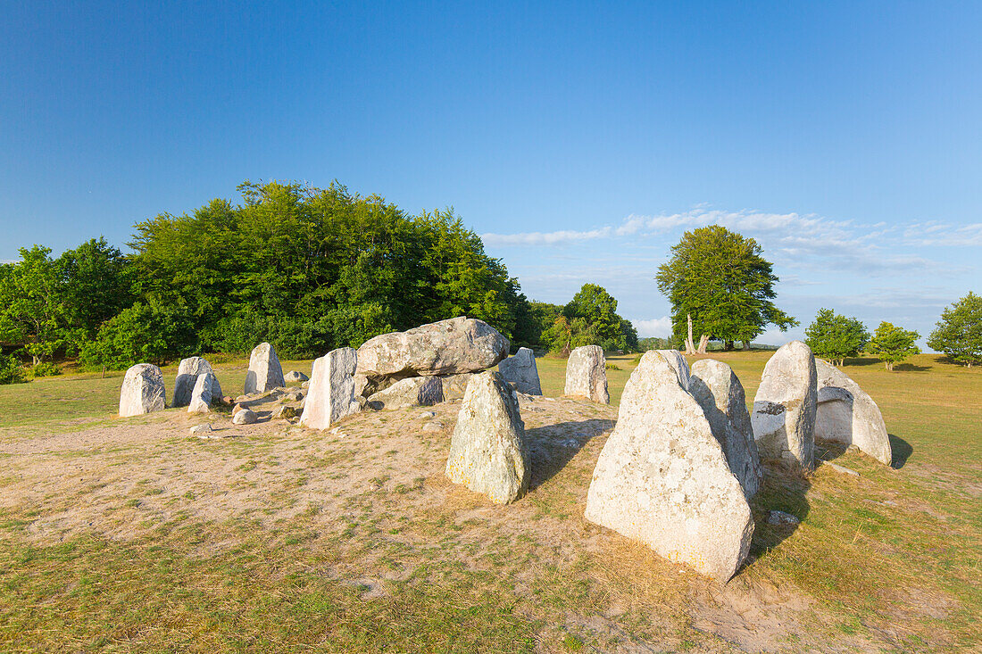  Havaengs doesen, Havaengs dolmen, stone chamber grave, Havaeng, Scania Province, Sweden 