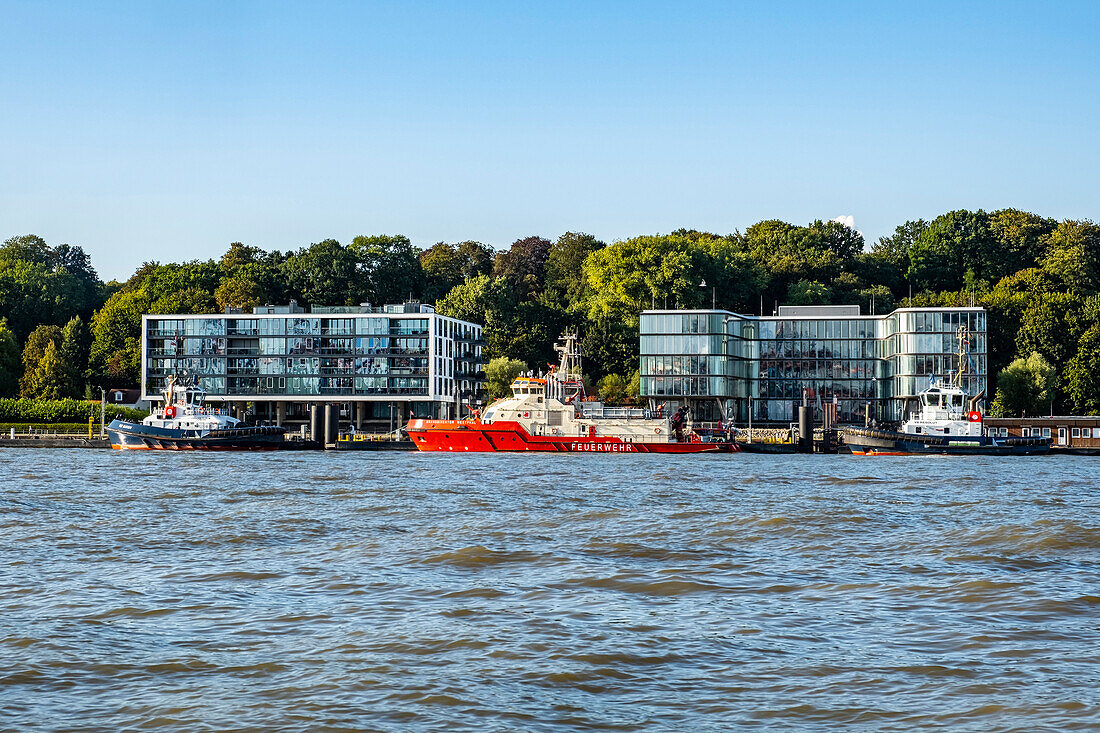 Büros und Wohnungen in Neumühlen, Elbe, Hafen Hamburg, Hamburg, Norddeutschland, Deutschland