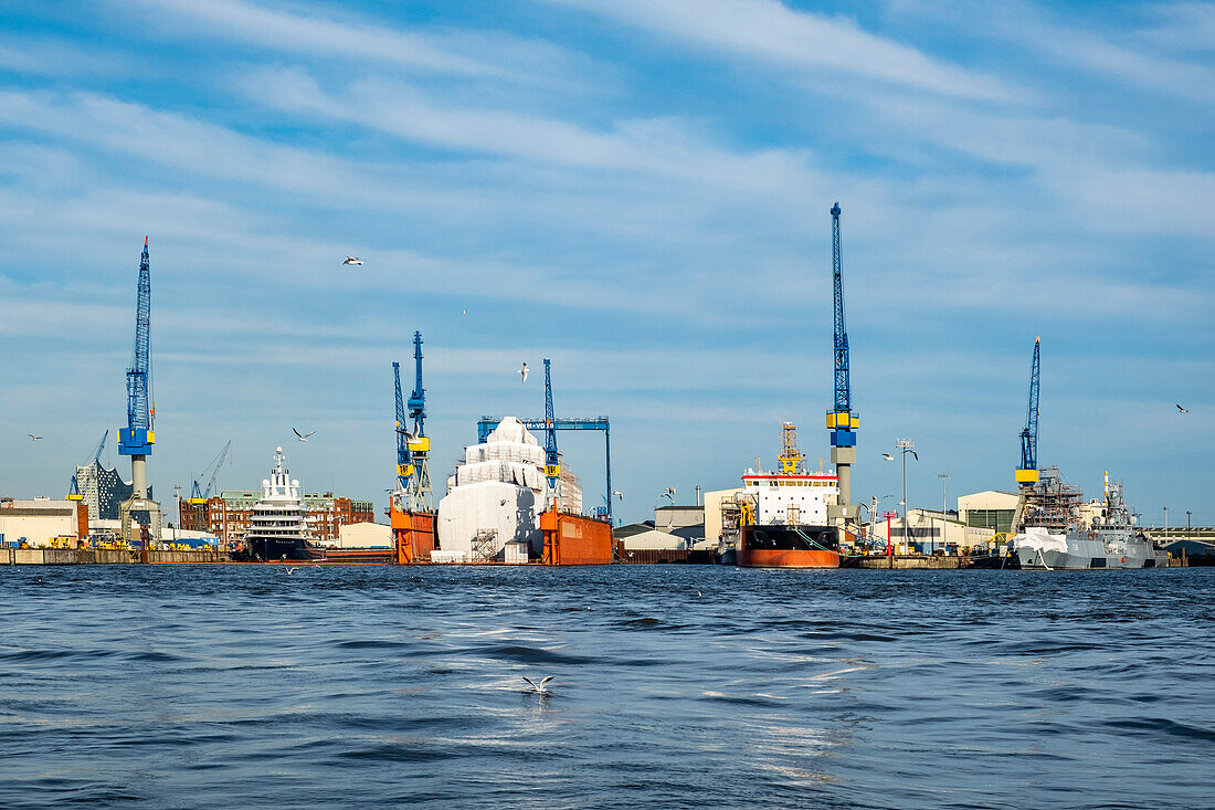  Elbe, Port of Hamburg, Hamburg, Northern Germany, Germany 