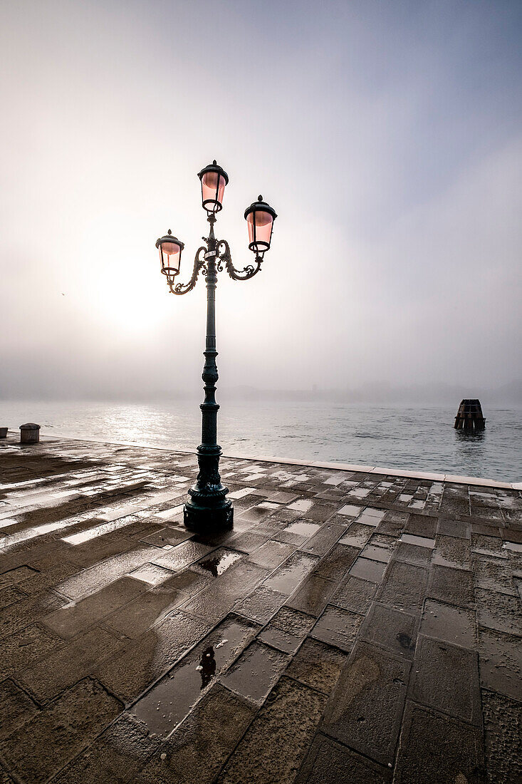  Venice in the fog, Veneto, Italy 