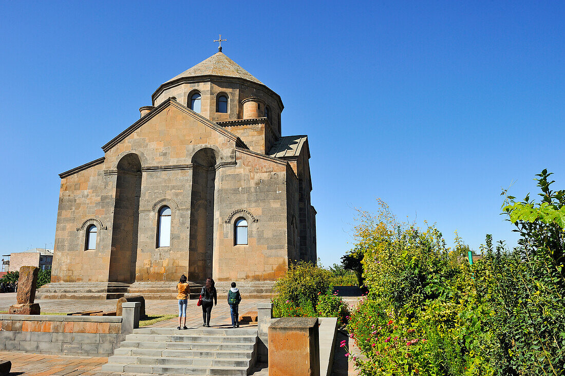  Armenisch-Apostolische Kirche des Heiligen Hripsime (7. Jahrhundert), Stadt Vagharshapat (heilige Stadt Etschmiadsin), UNESCO-Weltkulturerbe, Eriwan, Armenien, Eurasien 